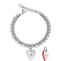Bracciale 2Jewels Donna Regina di cuori in Acciaio 232140 - 232140